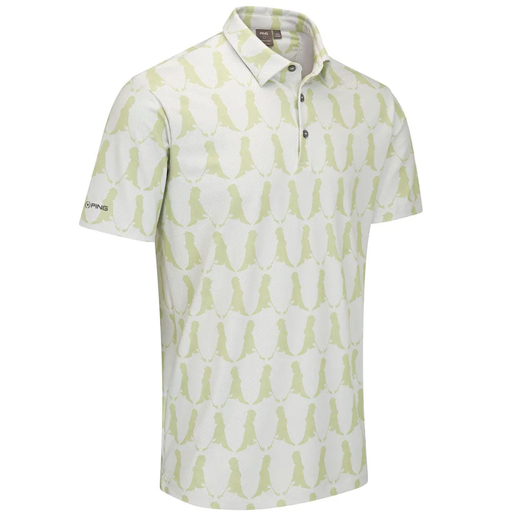 Ping Mr. Ping Printed Polo Shirt - Limelight Multi Loud Looks, Smooth Moves Affordable
