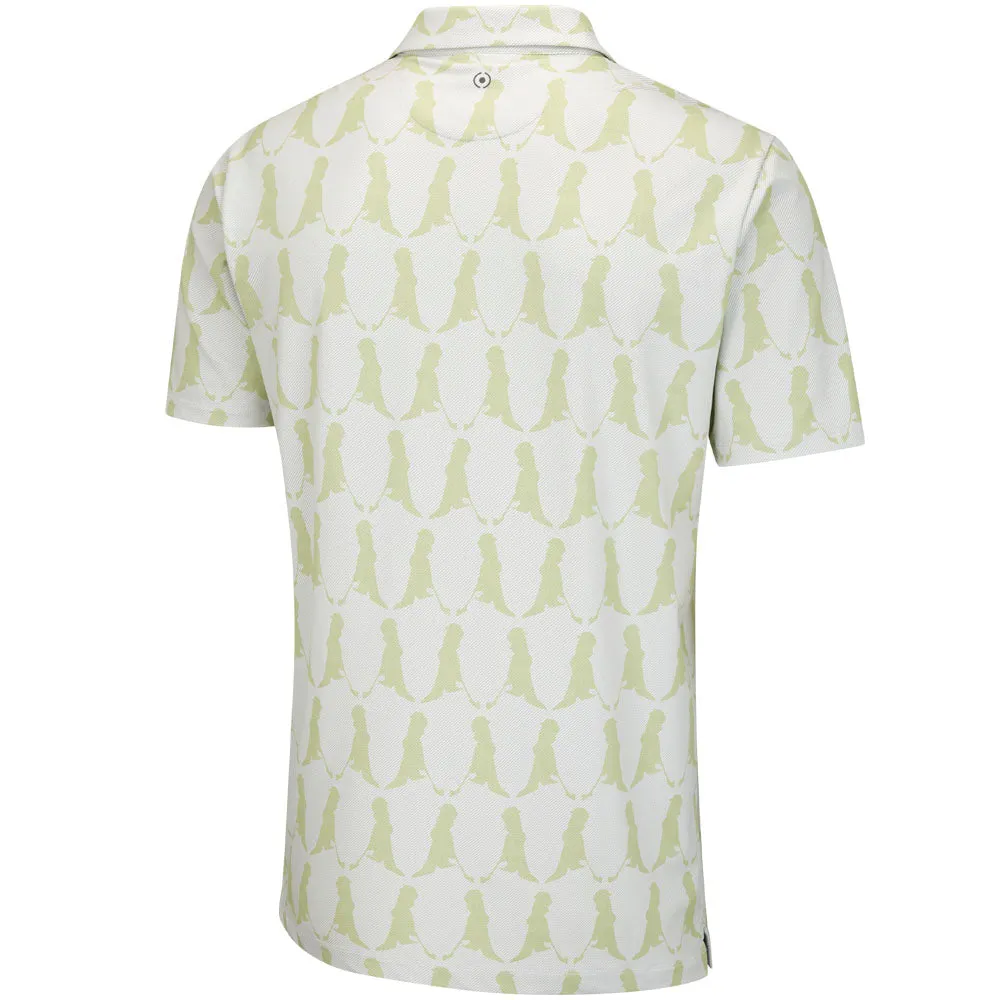 Ping Mr. Ping Printed Polo Shirt - Limelight Multi Walk Loud
