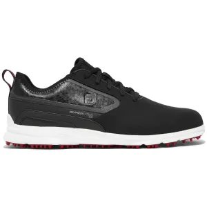 Footjoy Superlites Xp Spikeless Waterproof Shoes - Black/White/Red Own Every Step Dress from the Feet Up
