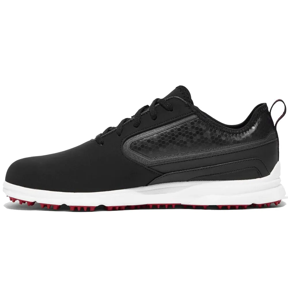 Footjoy Superlites Xp Spikeless Waterproof Shoes - Black/White/Red Lead with Style Step Out Boldly