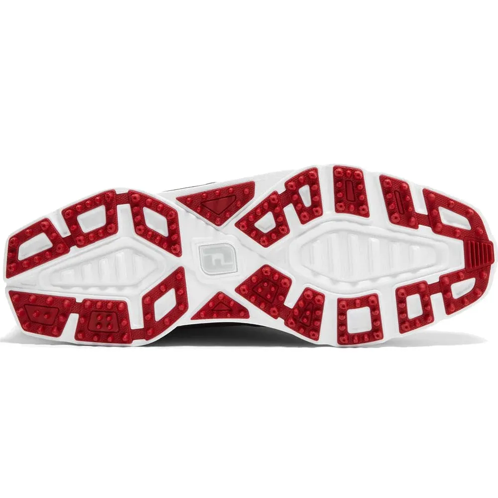 Command Attention Footjoy Superlites Xp Spikeless Waterproof Shoes - Black/White/Red