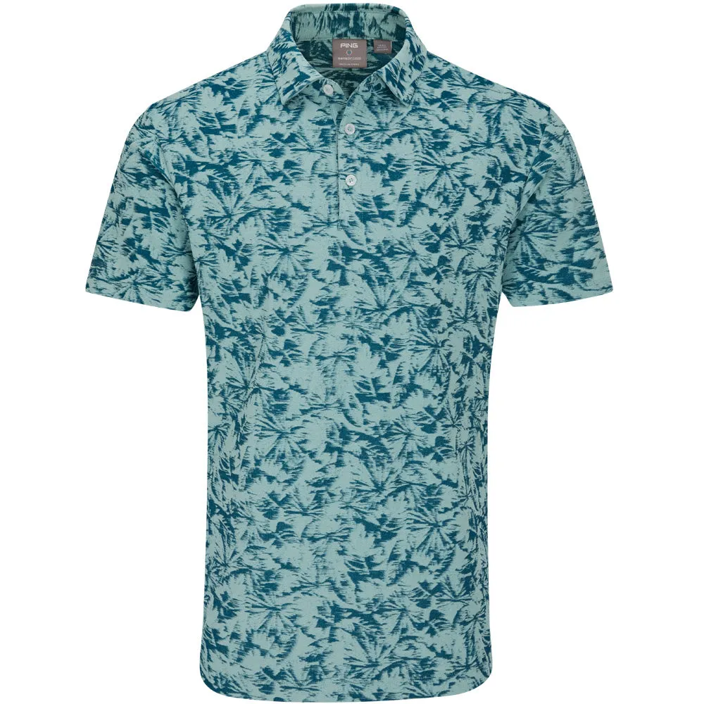 Stride with Confidence Ping Diego Polo Shirt - Misty Green Multi