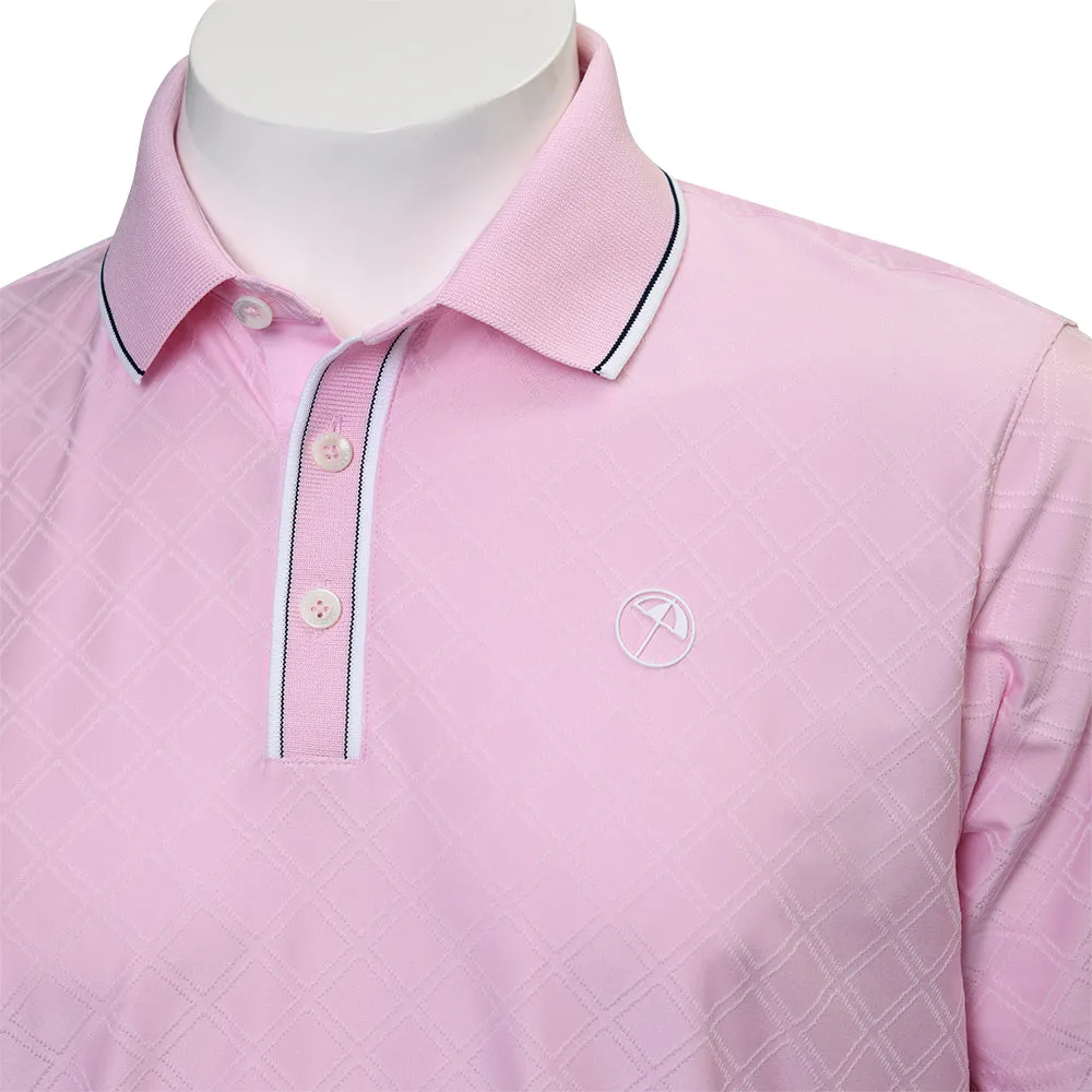 Designed to Dominate Redefine Classic Puma X Ap Tipped Jacquard Polo Shirt - Pale Pink