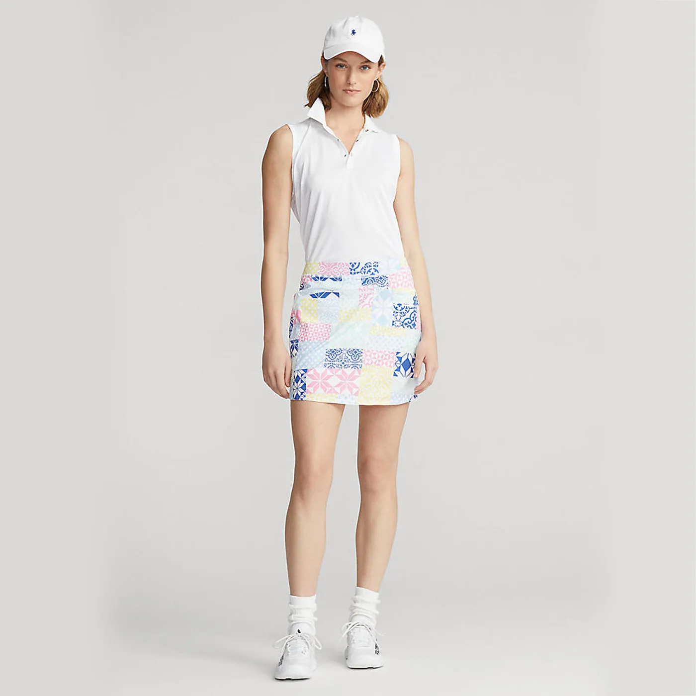 Great Value Built to Perform Rlx Ralph Lauren Women'S Printed Aim Skort - Patchwork