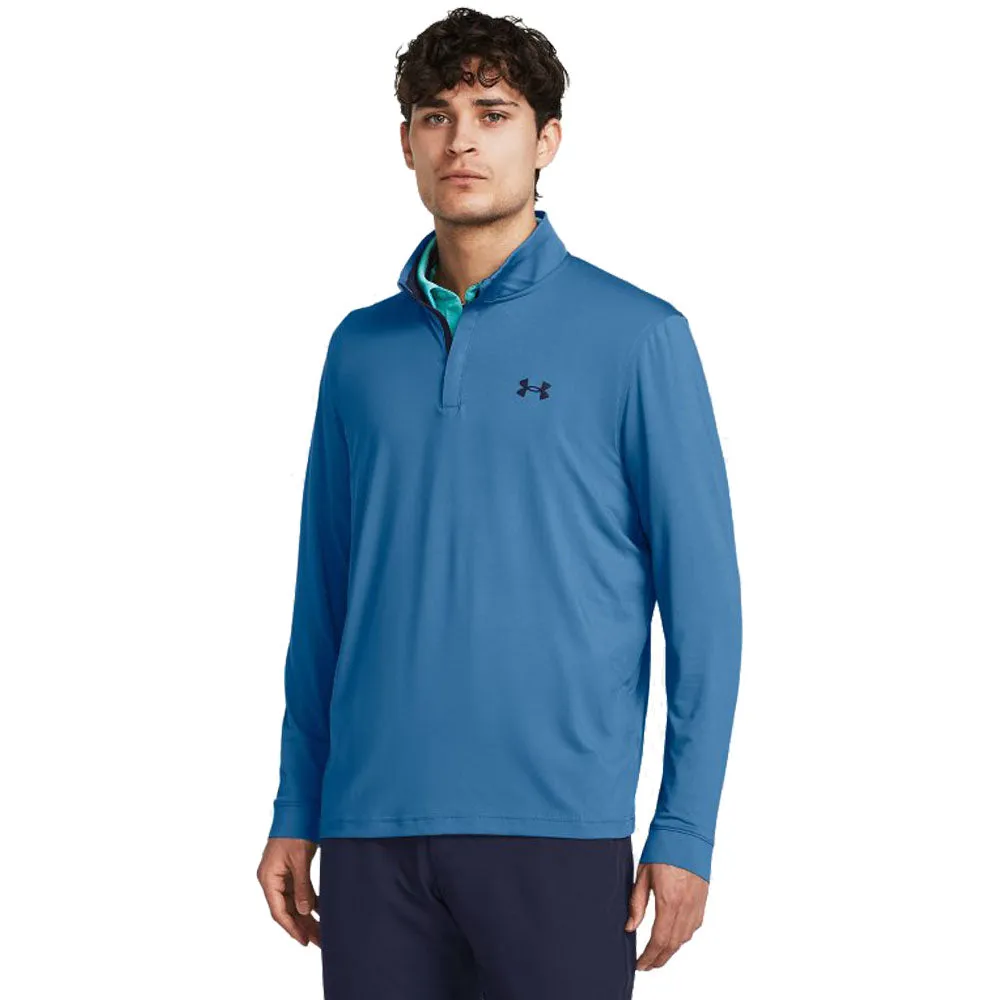Under Armour Playoff 2.0 1/4 Zip Pullover - Photon Blue/Midnight Navy/Midnight Navy Deal Of The Century Black Friday Sale