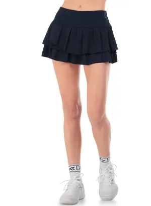 Back To School Sale Wavy Pleat Tier Skirt