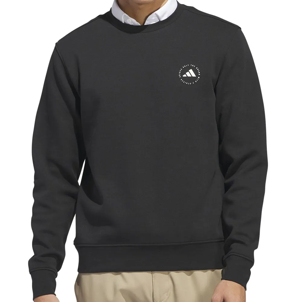 Unapologetically You Budget Friendly Adidas Core Crew Neck Pullover - Black