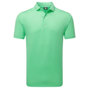 Designed to Dominate Footjoy Abacus Print Lisle Polo Shirt - Seafoam