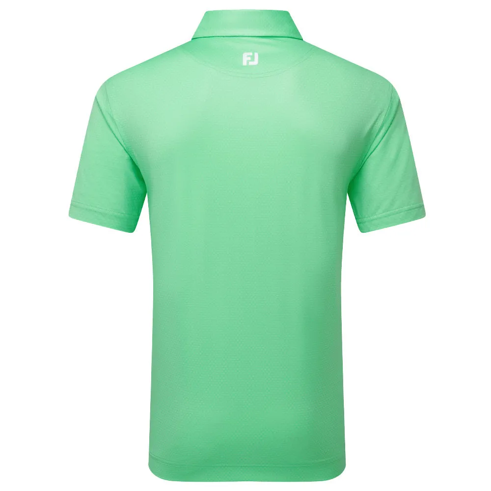 Halloween Sale Footjoy Abacus Print Lisle Polo Shirt - Seafoam