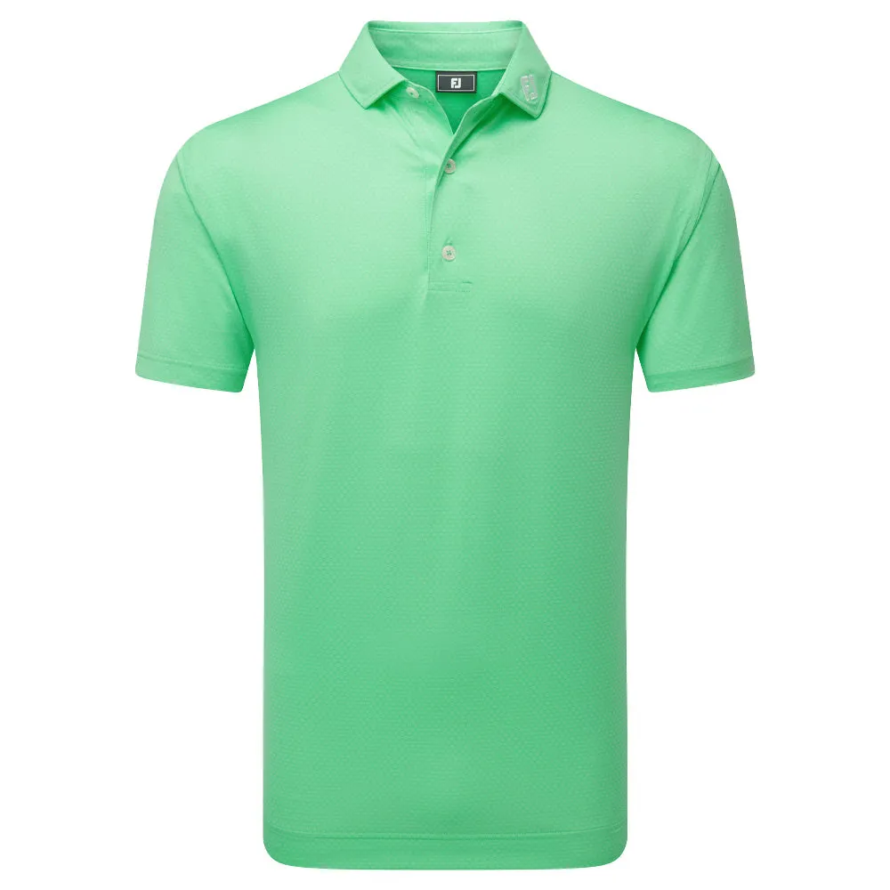 Designed to Dominate Footjoy Abacus Print Lisle Polo Shirt - Seafoam