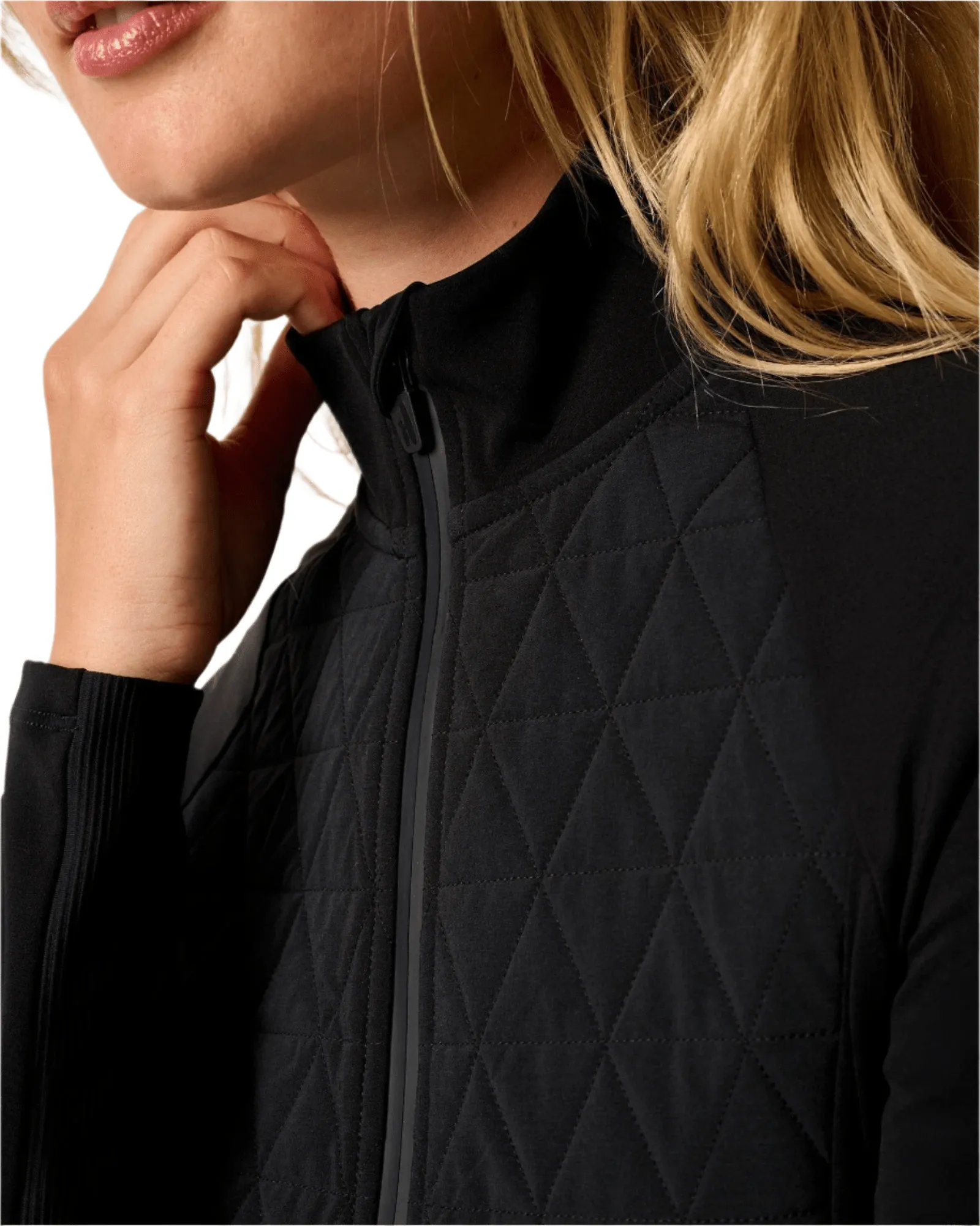 Johnnie-O - Women'S Hannah Performance Mixed Media Jacket Own Every Step