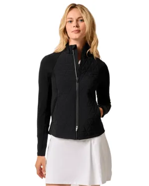 Johnnie-O - Women'S Hannah Performance Mixed Media Jacket Black Friday Offer