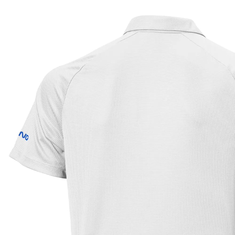 Mizuno Rb Polo Shirt - White Step Into Strength Break Boundaries