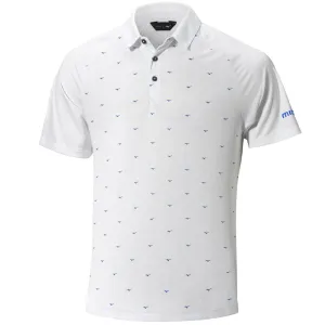 Mizuno Rb Polo Shirt - White Move Beyond Ordinary Easter Sale