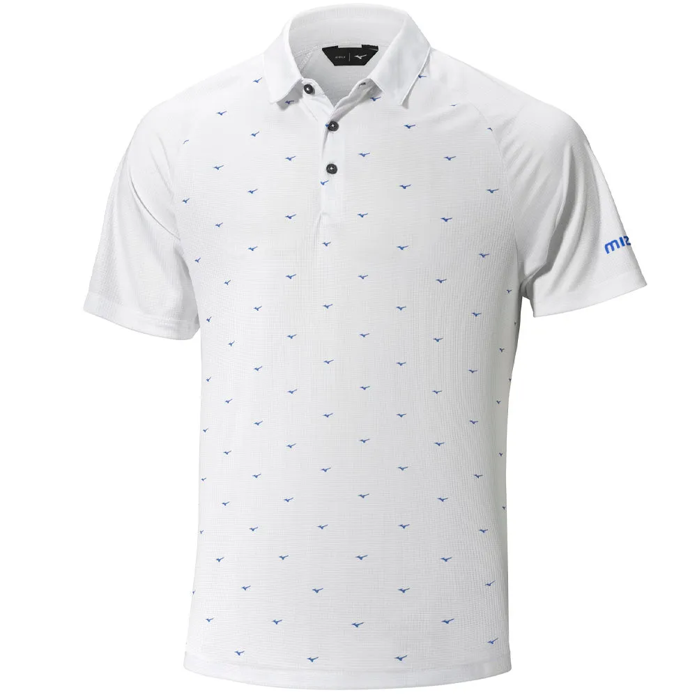 Mizuno Rb Polo Shirt - White Move Beyond Ordinary Easter Sale