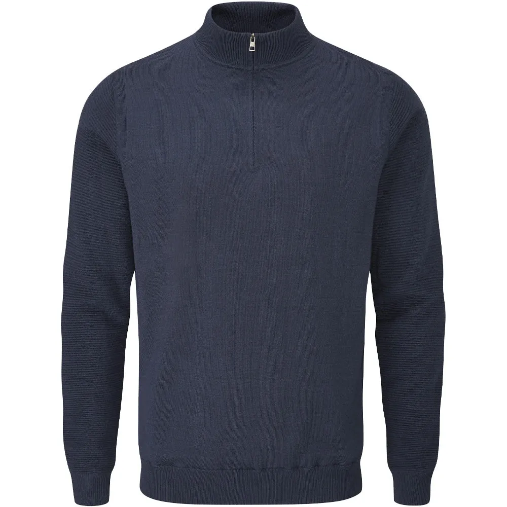 Built to Move You Built to Perform Ping Croy 1/2 Zip Pullover - Oxford Blue