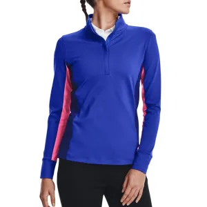 Rise Every Time Under Armour Women'S Storm Mid-Layer Golf 1/2 Zip - Versa Blue/Pink Punk