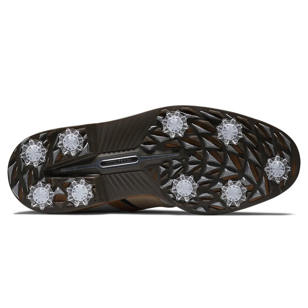 Stay in Motion Exclusive Deal Footjoy Premiere Series Packard Lx Spiked Waterproof Shoes - White/Blue/Brown