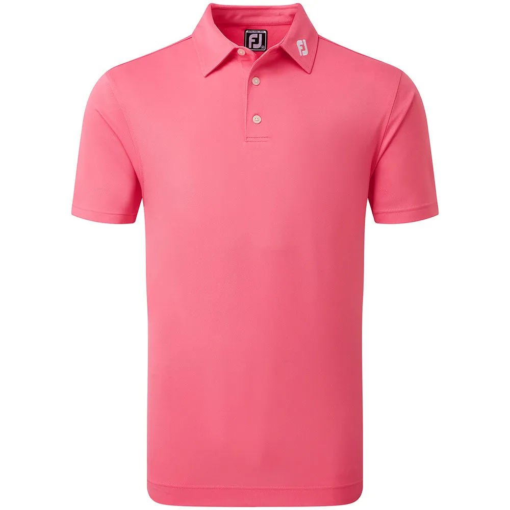 Hit Your Next Level Footjoy Stretch Pique Solid Polo Shirt - Watermelon