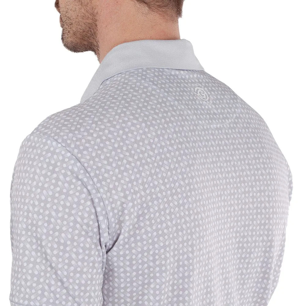 Easter Sale Built to Move You Galvin Green Melvin Polo Shirt - Cool Grey/White