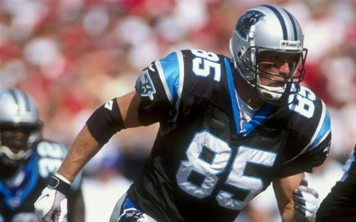 Wesley Walls Signed Carolina Panthers Jersey (Radtke COA) 5xPro Bowl Tight End