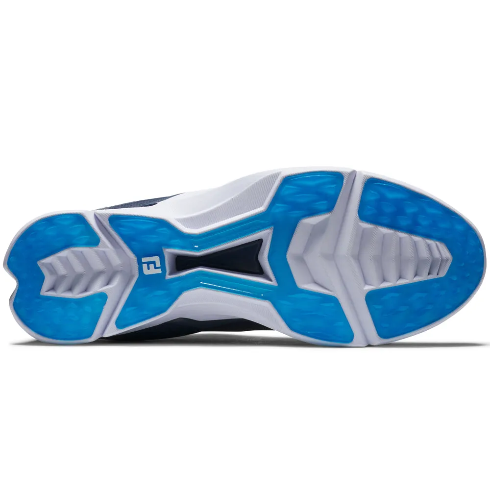 Bring the Heat Black Friday Exclusive Footjoy Fuel Spikeless Shoes - Navy/White/Blue