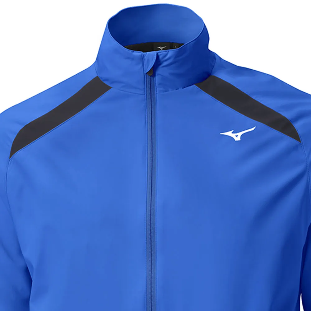 Break Boundaries Made to Turn Heads Mizuno Breath Thermo Move Tech Jacket - Blue