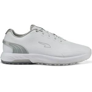 Redefine Classic Puma Alphacat Nitro Spikeless Shoes - White/Flat Light Grey/Silver