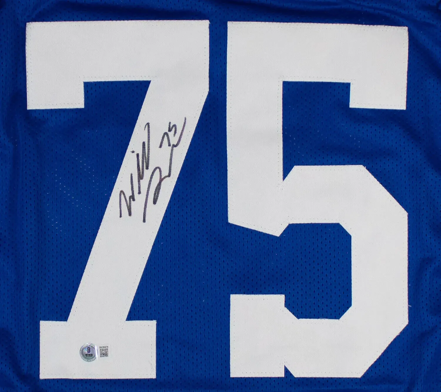 Will Fries Signed Indianapolis Colts Jersey (Beckett) Ex-Penn State Offensive Ln