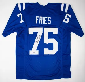 Will Fries Signed Indianapolis Colts Jersey (Beckett) Ex-Penn State Offensive Ln