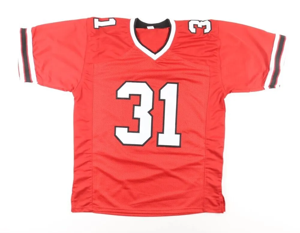 William Andrews Signed Atlanta Falcons Jersey Inscribed "4xPro Bowl" (JSA) R.B.