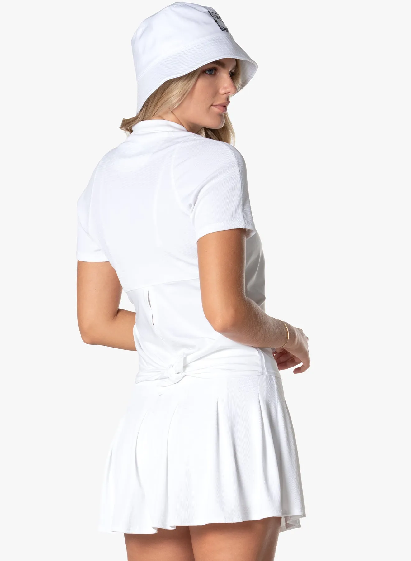 Built to Perform Dress from the Feet Up Winning Streak Tie Back Short Sleeve