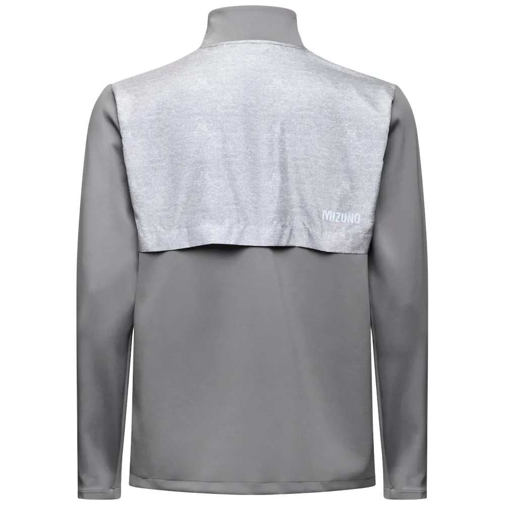 Stride with Confidence Black Friday Offer Mizuno Melange Reflect Jacket - Charcoal