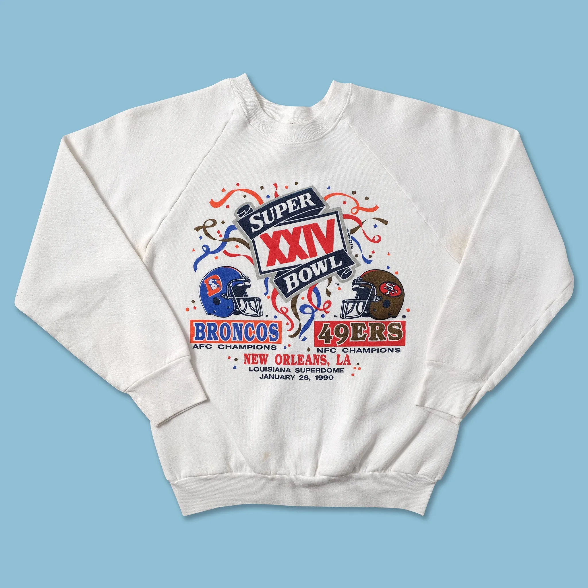 Women's 1990 Super Bowl Sweater XSmall