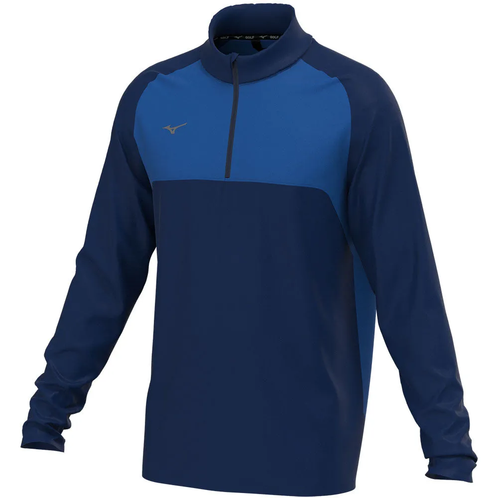 Mizuno Contrast 1/4 Zip Pullover - Navy Black Friday Sale Economical