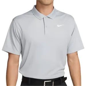 Nike Dri-Fit Victory Solid Polo Shirt - Wolf Grey/White Empower Your Journey