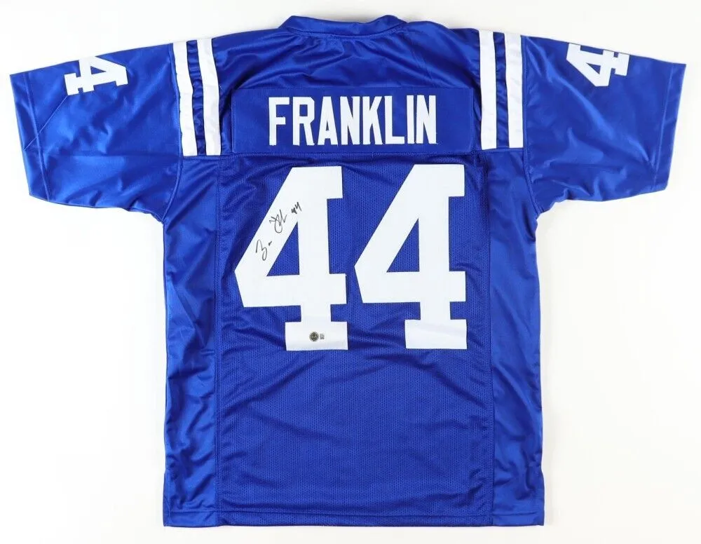 Zaire Franklin Signed Indianapolis Colts Jersey (Beckett) 2024 Pro Bowl L.B.